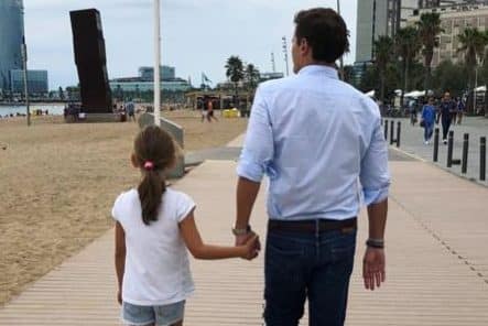 Albert Rivera e hija