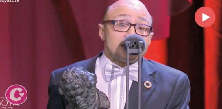El emocionante discurso del actor discapacitado premiado en Los Goya