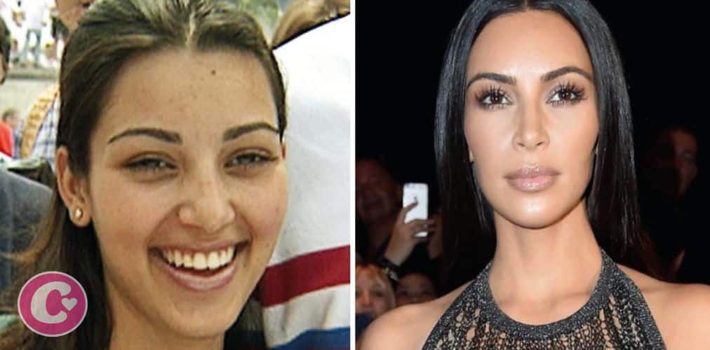 Kim Kardashian de adolescente y antes de todas sus operaciones
 (totalmente irreconocible)