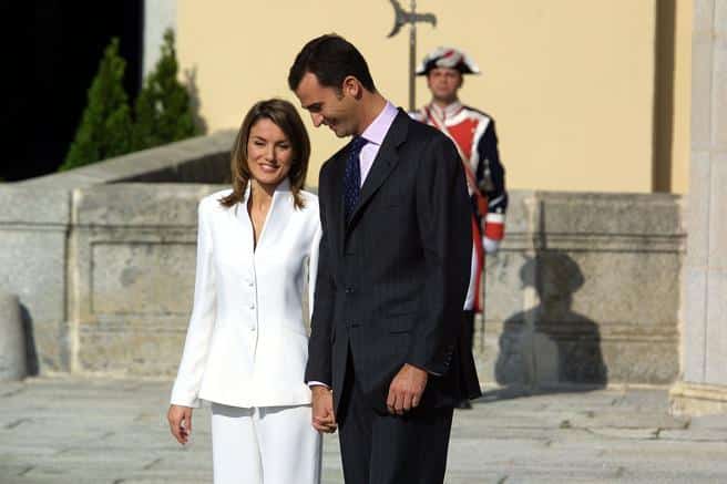 Primera aparición pública de Letizia y Felipe.