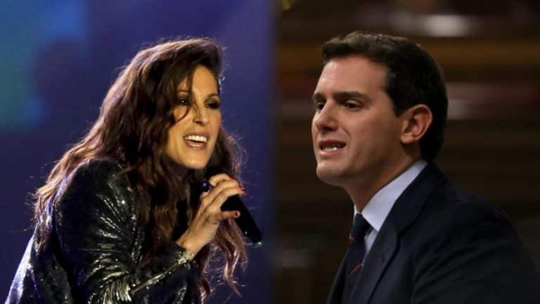 Políticos y famosas, Albert Rivera y Malú, los últimos de la sala. (y la lista es grande)