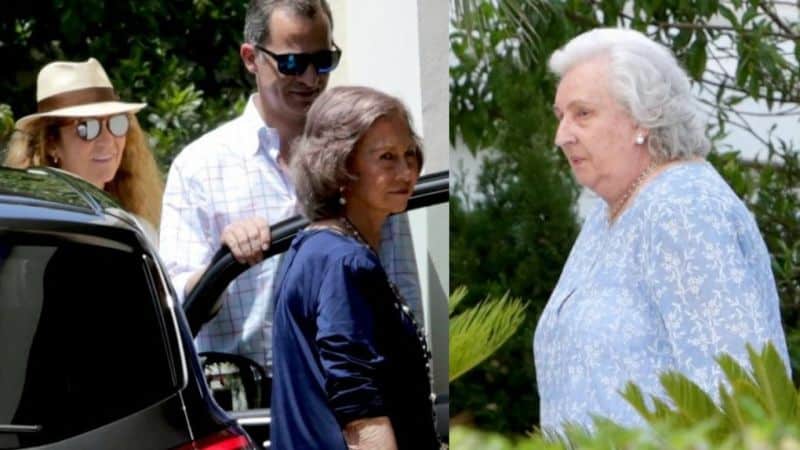 La muerte de la infanta Pilar une fuertemente a don Juan Carlos y doña Sofía