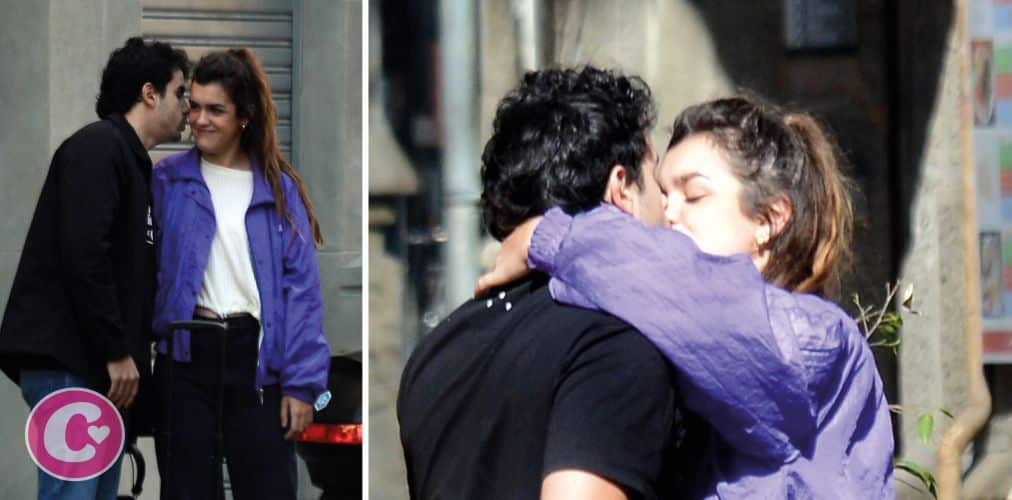 En exclusiva, la fotografía del beso que confirma la relación de Amaia y Diego Ibáñez