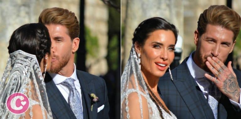 El vestido inflamable de Pilar Rubio y el chaqué de invierno de Sergio Ramos