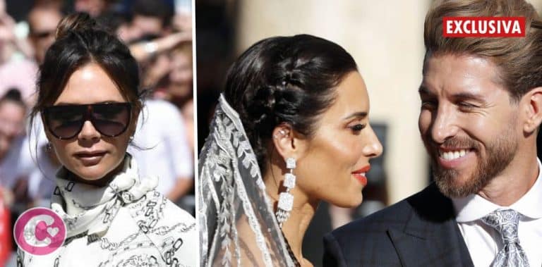 Vídeo escándalo: Victoria Beckham burla la seguridad de la boda de Ramos y Pilar Rubio