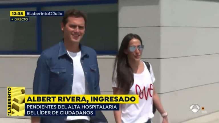 ¡Ya no se esconden! Malú y Albert Rivera salen juntos del hospital