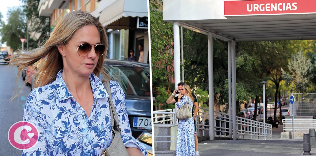 Genoveva Casanova visita a Cayetano Martínez de Irujo tras ser operado de urgencia