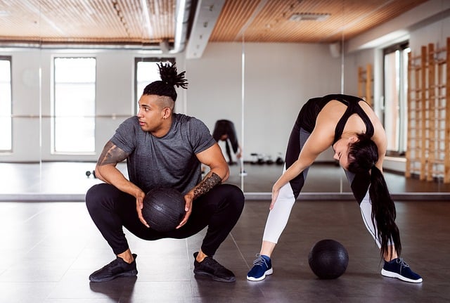 monitores en el gimnasio