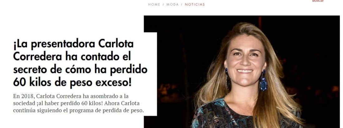 Desesperación: Carlota Corredera, estafada por un producto de adelgazamiento