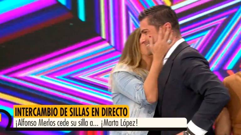Marta López y Alfonso Merlos aparecen juntos en televisión por primera vez