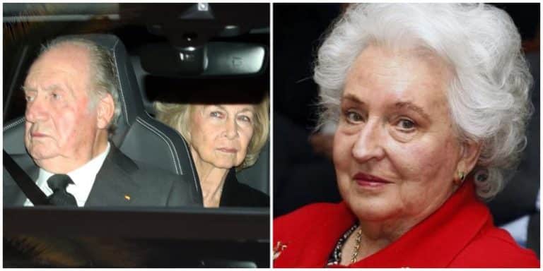 La muerte de la infanta Pilar une fuertemente a don Juan Carlos y doña Sofía