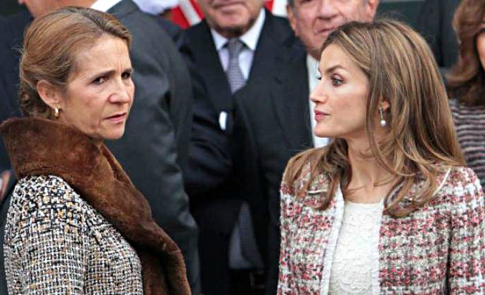 Arde Casa Real: Letizia y la infanta Elena, enfrentadas por un hombre