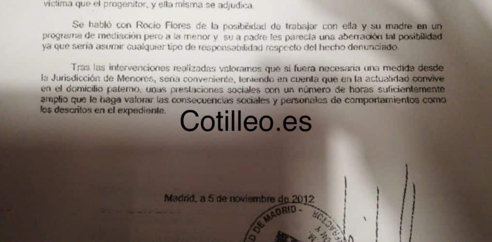 Exclusiva: El documento que prueba que Rocío Flores no quiso reconciliarse con su madre