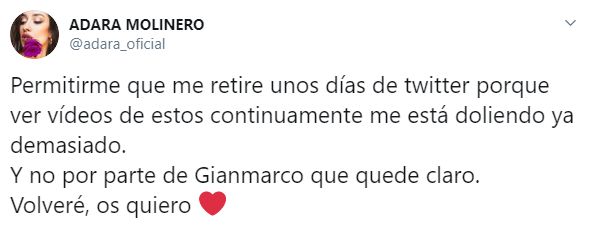 El golpe definitivo de Adara a Hugo Sierra que deja en shock a Gianmarco