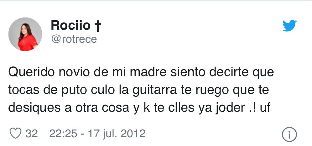 Al descubierto: los brutales tuits de Rocío Flores insultando a su madre y a Fidel Albiac