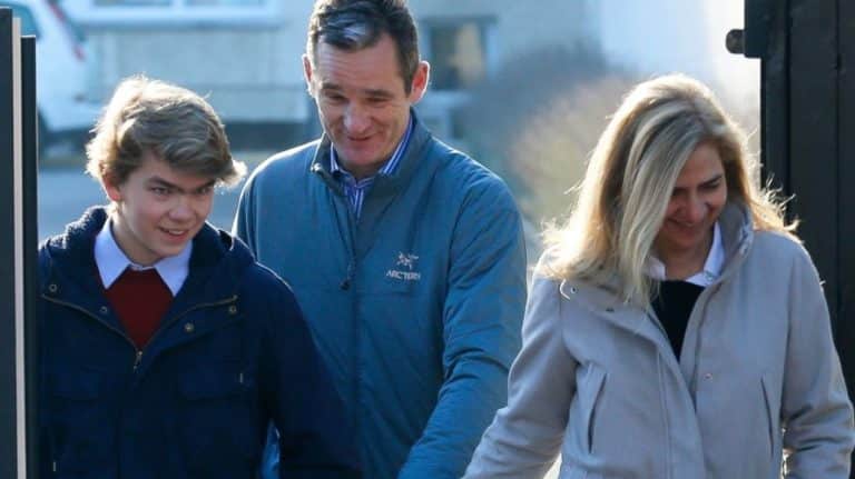 La Infanta Cristina da la bienvenida al 2022 con su familia… política