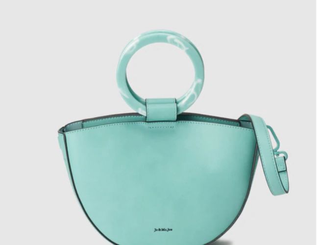 bolso verde agua