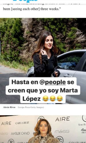 Tremenda confusión de un medio internacional al poner cara a la verdadera Marta López