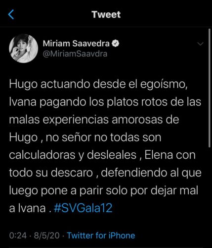 Lluvia de críticas a Miriam Saavedra por su última metedura de pata
