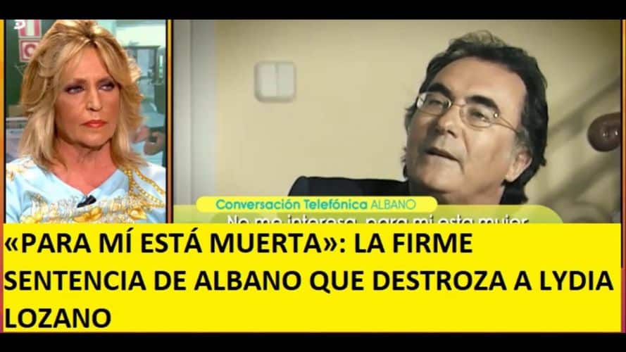 Albano sobre lidya lozano