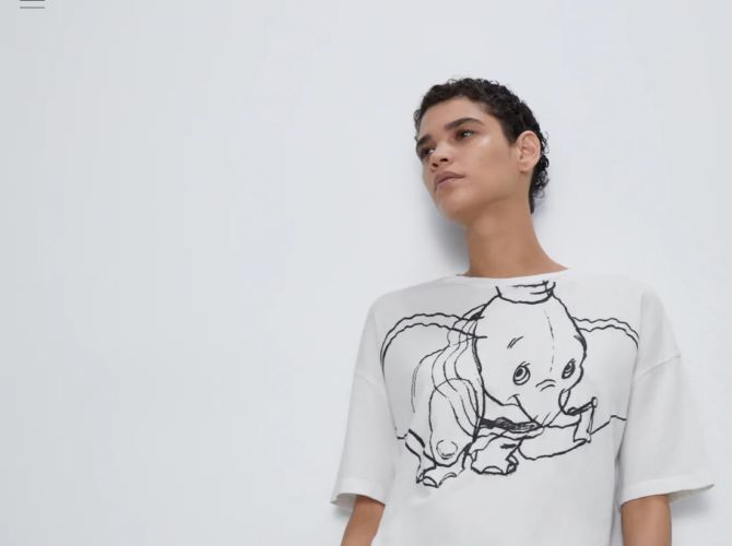camiseta Dumbo Zara