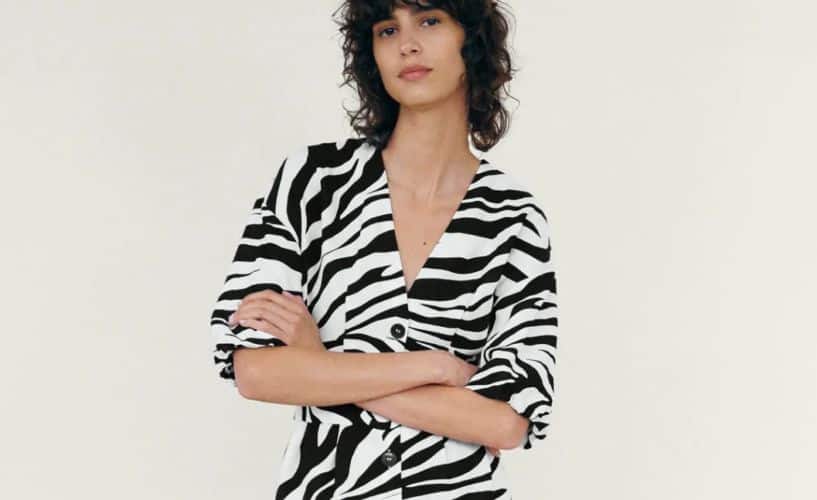 vestido animal print