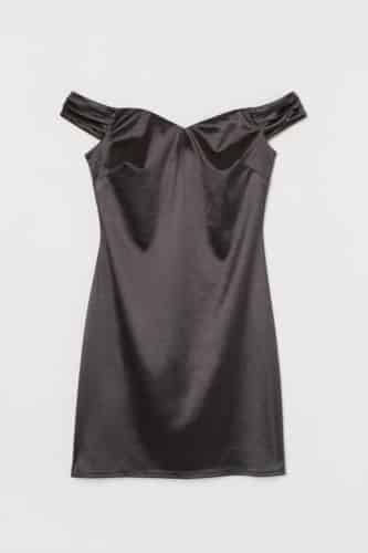 vestido negro h&m