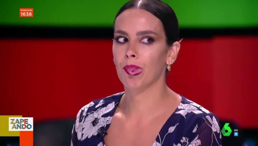 Cristina Pedroche y su lengua, protagonistas en Zapeando Hago cosas raras con ella