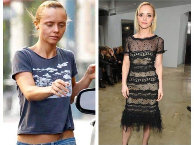 Christina Ricci sufrió de anorexia