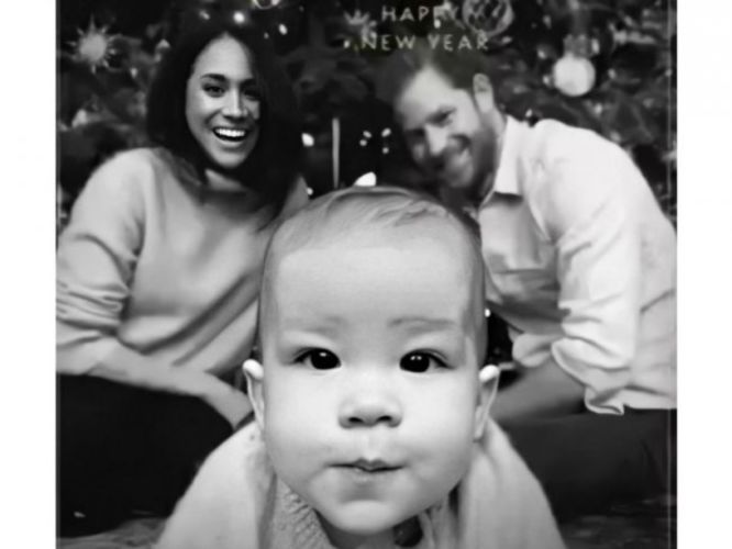 Harry, Meghan Markle y el hijo de ambos, Archie