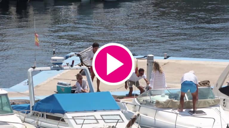 Enrique y Ana en el barco del amor