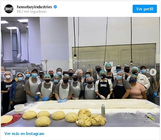 Meghan Markle y Harry estuvieron apoyando a la organización Homeboyindustries.