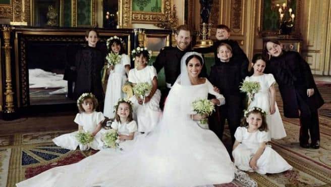 Foto oficial de la boda del príncipe Harry y Meghan Markle