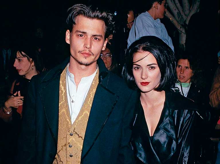 Johnny Depp y Winona Ryder