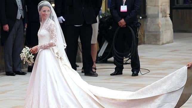 Kate Middleton vestida de novia