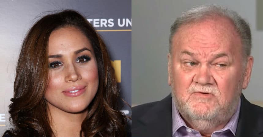 Meghan Markle y su padre, Thomas Markle