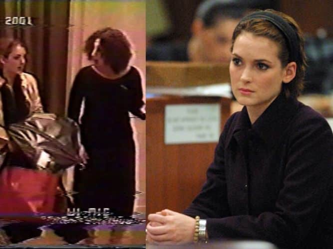 Winona Ryder en juicio, acusada de robo