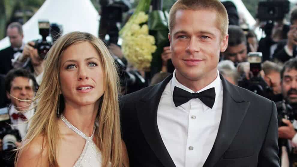 Jennifer Aniston y Brad Pitt