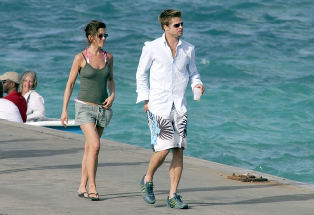 Jennifer Aniston y Brad Pitt