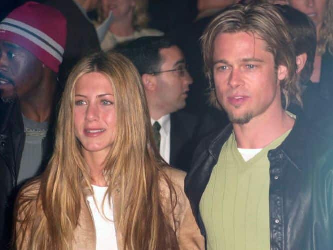 Jennifer Aniston y Brad Pitt