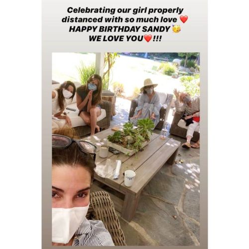 Jennifer Aniston reunida en el cumpleaños de Sandra Bullock