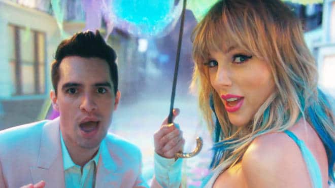 Taylor Swift con Panic at the disco en 2019.