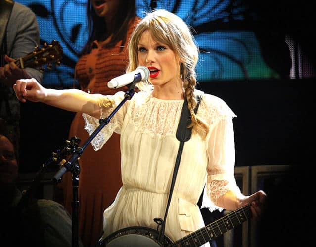 Taylor Swift en el año 2010