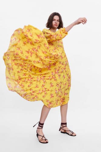 Mango, Zara, Bershka: vestidos de flores para verte más delgada