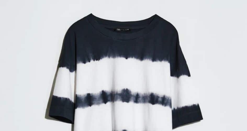 cropped tie-dye zara