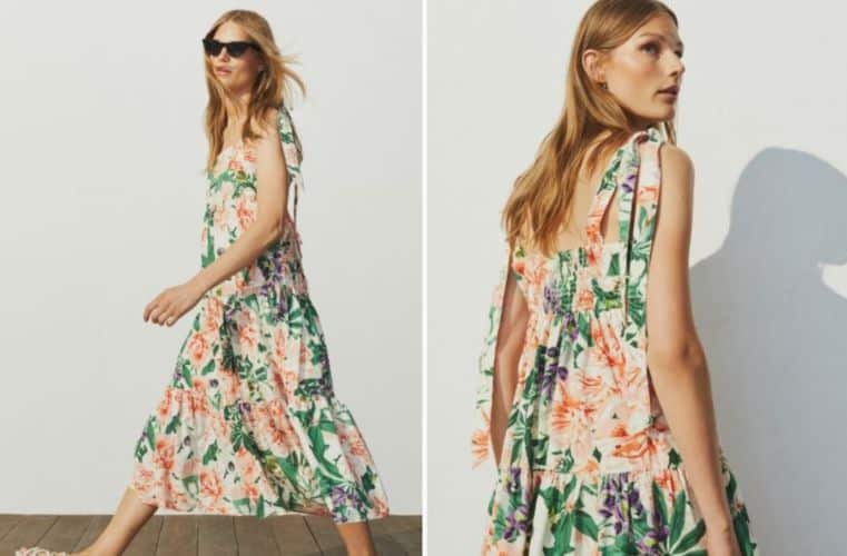 vestido algodon H&M