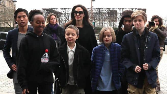 Angelina Jolie e hijos