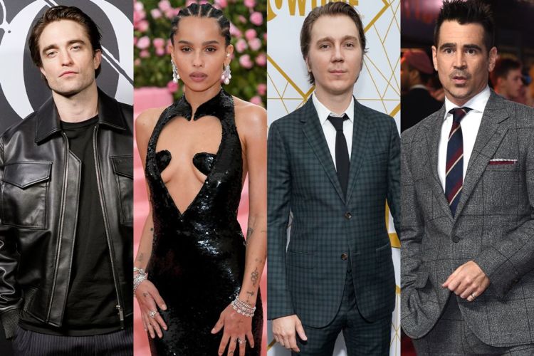 Robert Pattinson, Zoe Kravitz, Paul Dano y Colin Pharrell