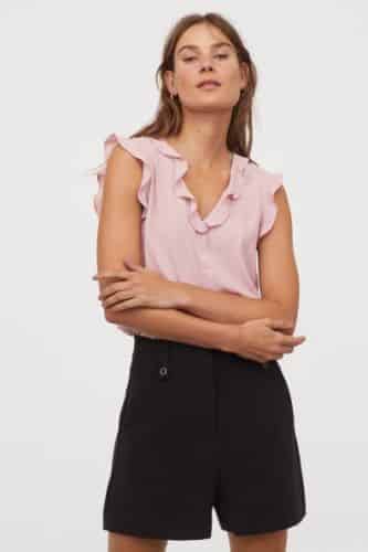 blusa crepe