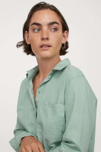 camisa algodon